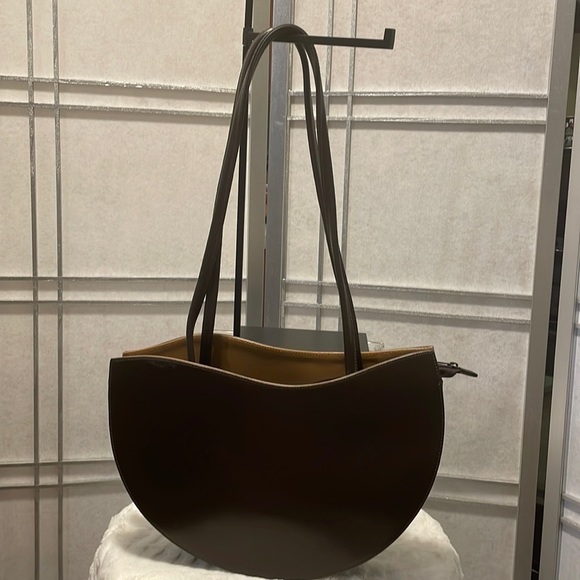 Vintage NWOT Elle Paris Brown Hand Embroidered Embellished  Nwot from Paris - Two Tone Brown Purse